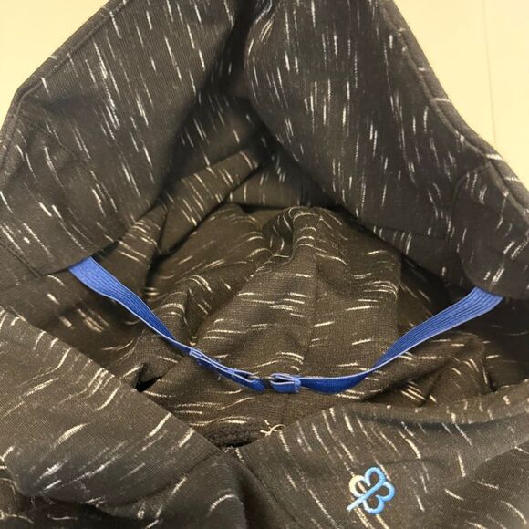 Betabrand Red Eye Travel Dress Black & White Space Dye Knit Hooded Size XS - Picture 7 of 16